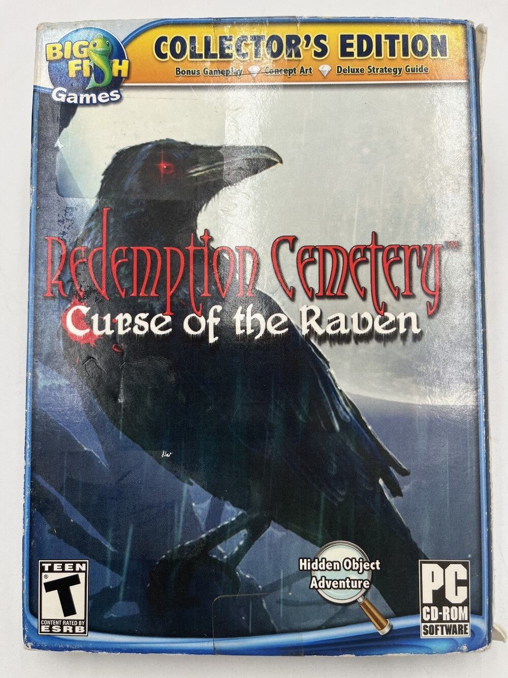 Redemption Cemetery: Curse Of The Raven Collector's Edition PC Game DVD-ROM Nice